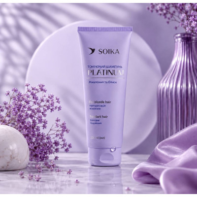 Шампунь тонуючий Platinum "Живлення та блиск" Soika 250 мл