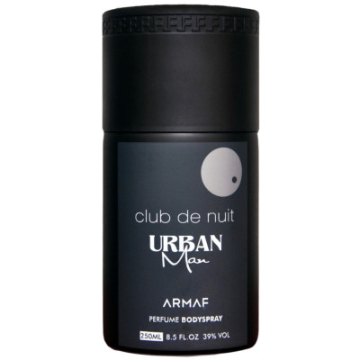 Парфумований дезодорант Armaf Club De Nuit URBAN, 250 мл