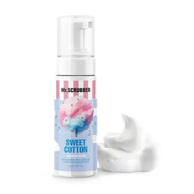 Парфюмированная пенка для душа с ароматом сладкой ваты Sweet Cotton Shower Foam Mr.SCRUBBER 150 мл