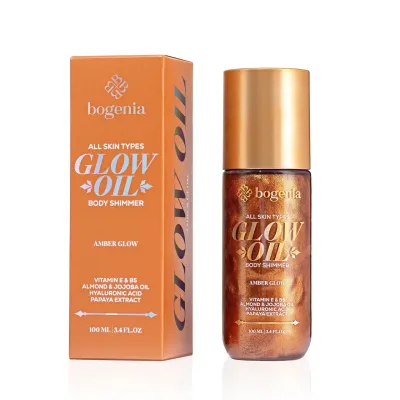 Масло-шиммер для тела Glow Oil Body Shimmer Bogenia BG462 100 мл 003 Amber Glow