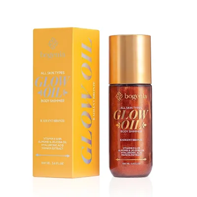 Олія-шимер для тіла Glow Oil Body Shimmer Bogenia BG462 100 мл 004 Radiant Bronze