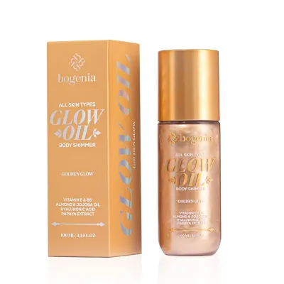 Олія-шимер для тіла Glow Oil Body Shimmer Bogenia BG462 100 мл 005 Golden Glow
