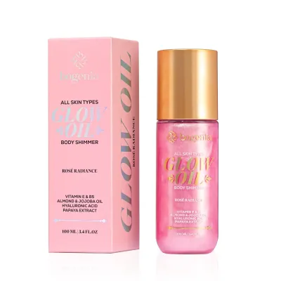 Олія-шимер для тіла Glow Oil Body Shimmer Bogenia BG462 100 мл 007 Rose Radiance