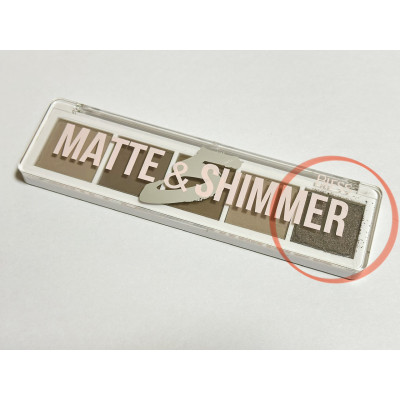 Палетка теней для век Bless Beauty Matte & Shimmer (5 цветов) 06 Битая