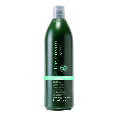Шампунь Inebrya Ice Cream Green Moisture Gentle для всех типов волос 1000мл