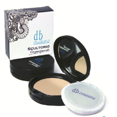 Пудра с зеркалом "Scultorio Compact Powder" Dark Blue