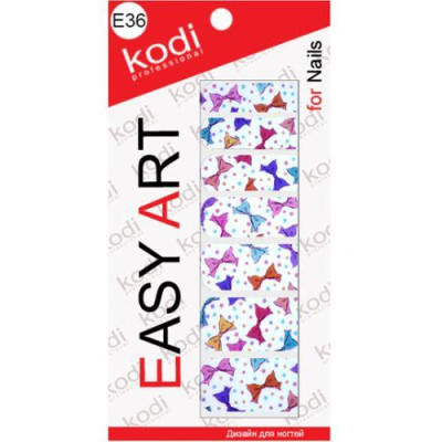 Наклейки для дизайна ногтей Kodi Professional Easy Art