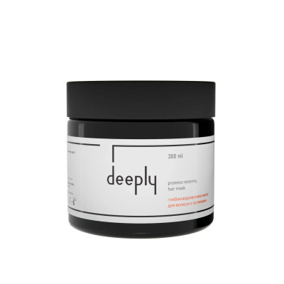 Глубоковосстанавливающая маска для волос с протеинами Deeply Protein Restoring Hair Mask 300 мл
